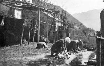 Lavandaie alla Residenza dei Benedettini